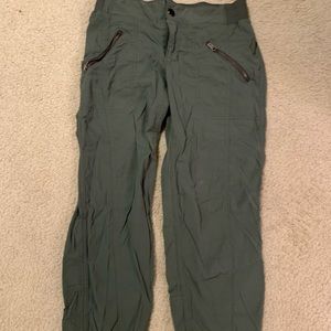Athleta Cargo zip joggers